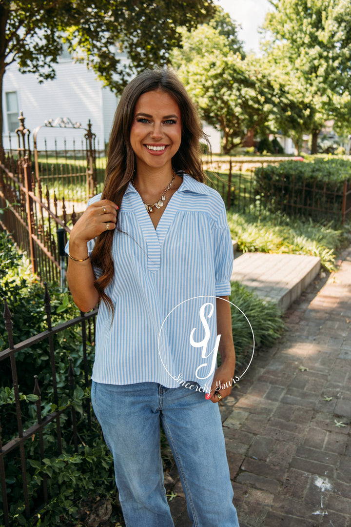 Horizon Light Top-Blue