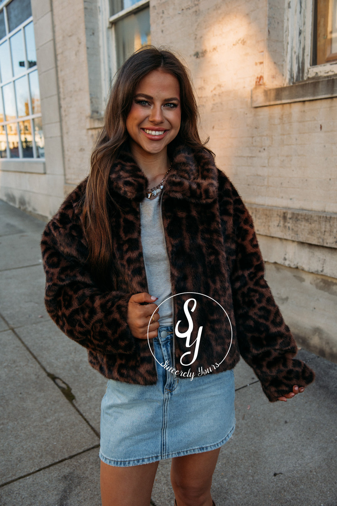 The Lux Feels Coat - Mocha/Brown Leopard