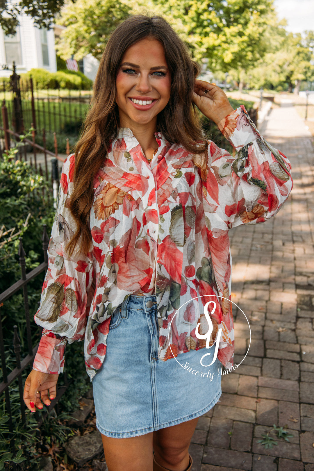 Peony Life Top- Peony Pink