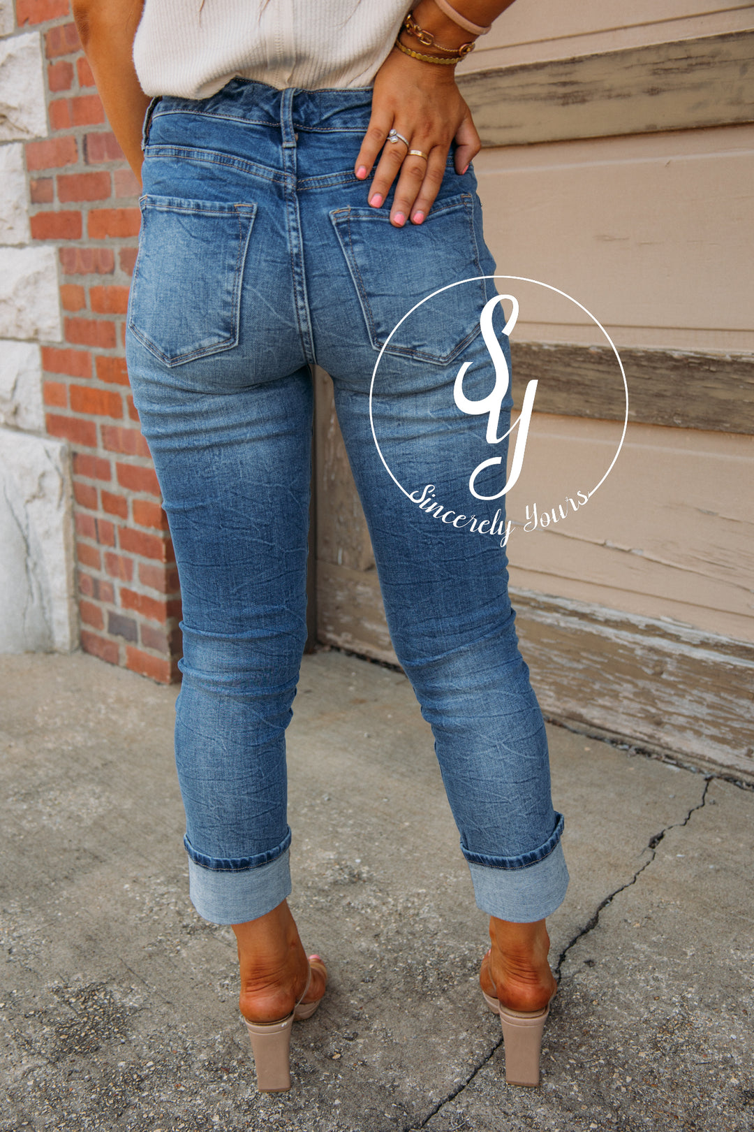 Dear John:  Blaire Cuffed Slim Straight Denim - Radiohead