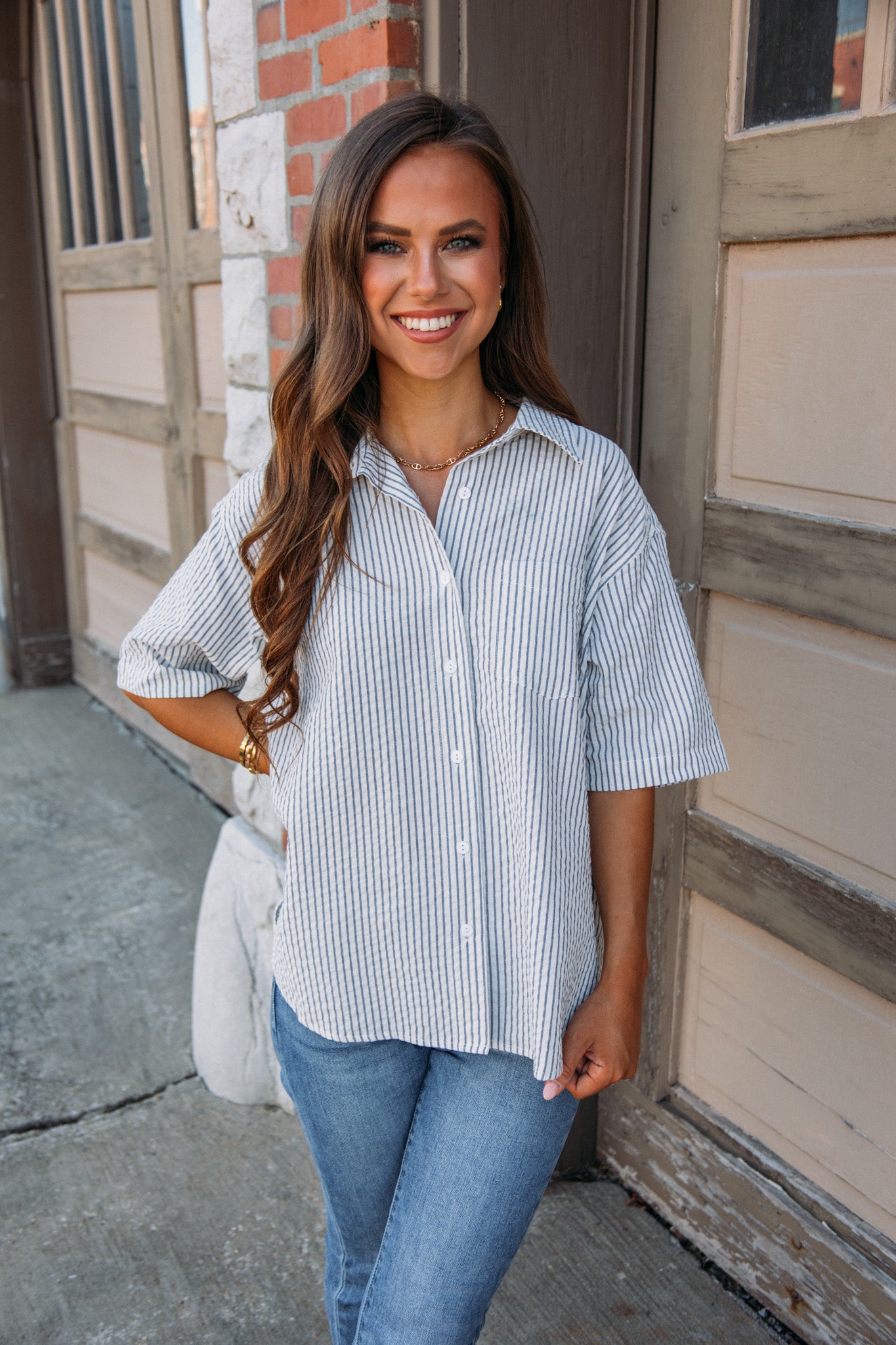 Miriam Top - Navy