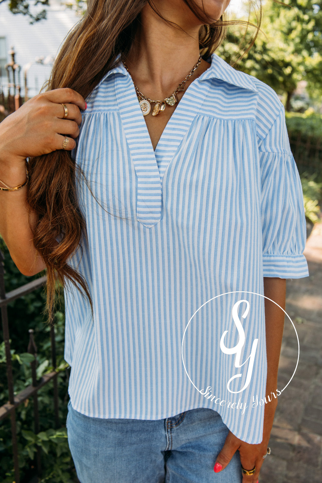 Horizon Light Top-Blue