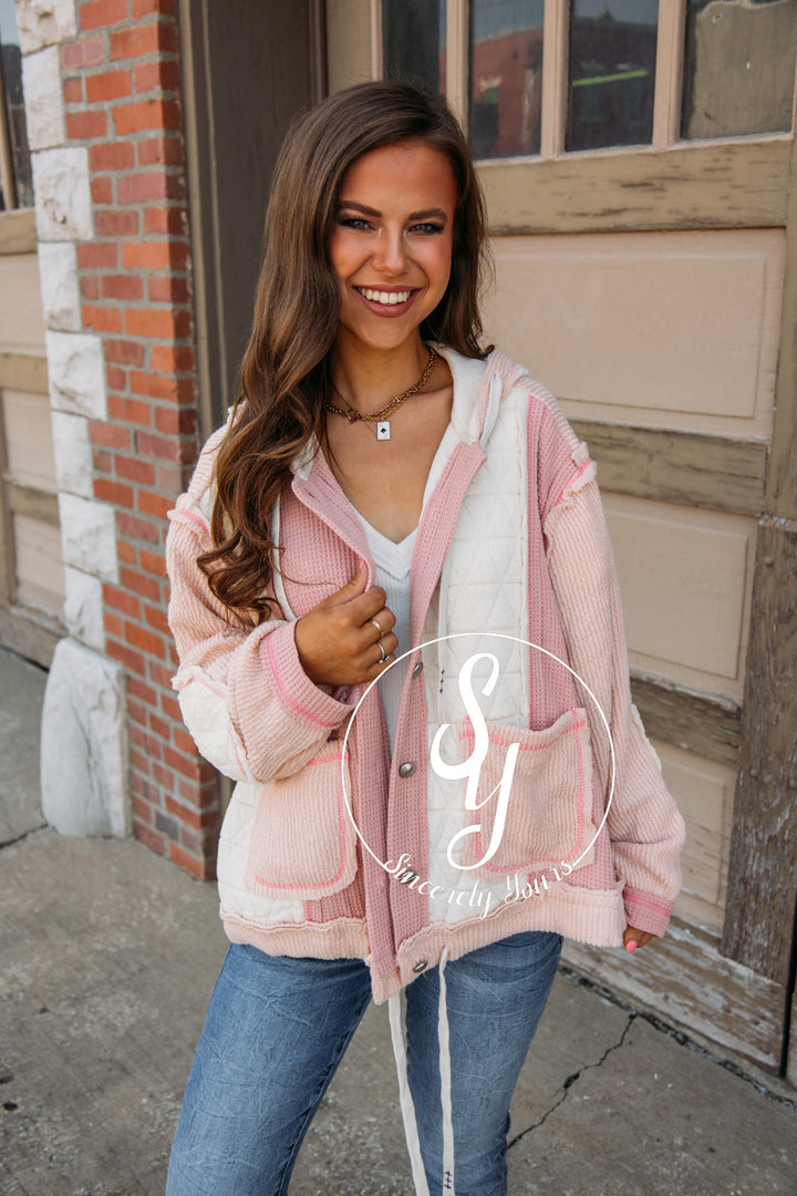 Mixed Feelings Jacket -Rose/Pink