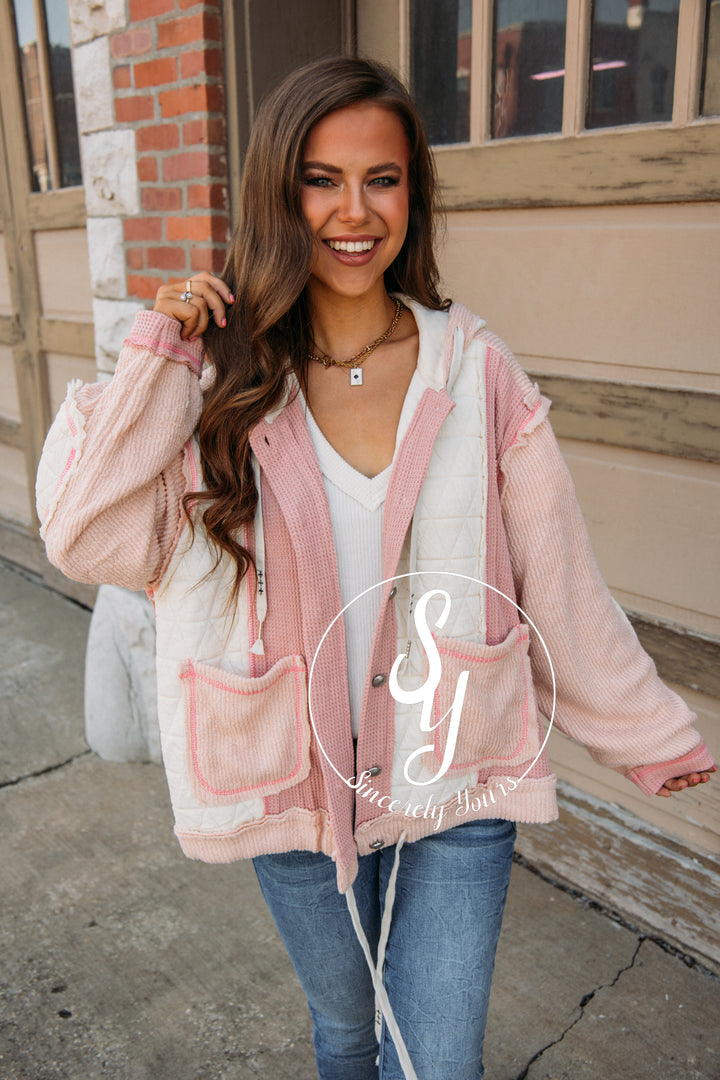 Mixed Feelings Jacket -Rose/Pink