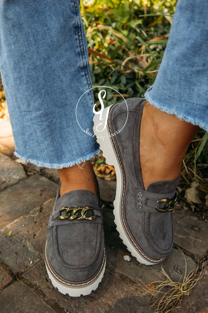 Sienna Loafer- Light Grey