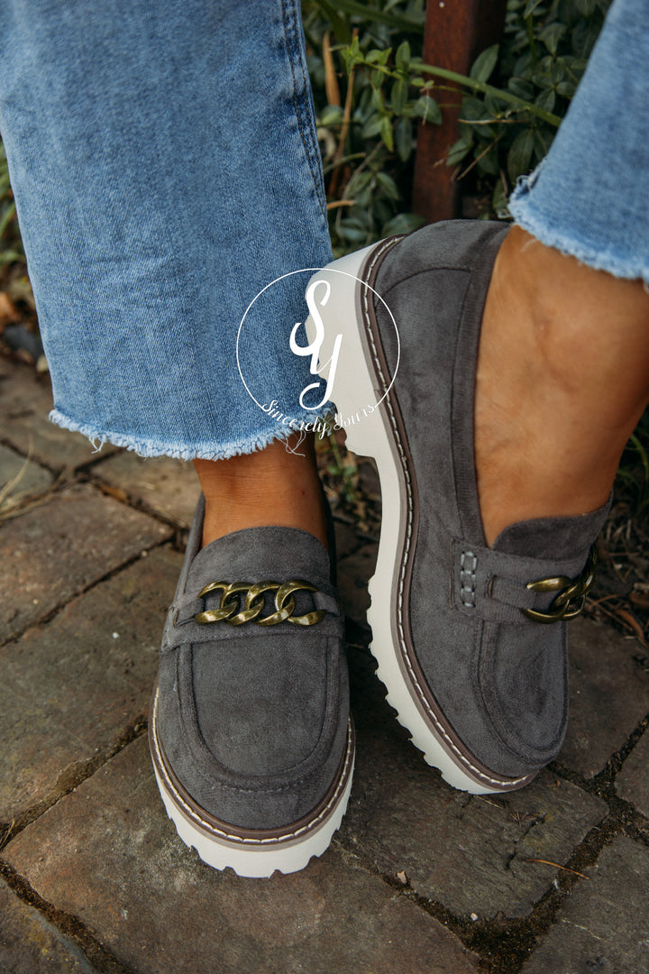 Sienna Loafer- Light Grey
