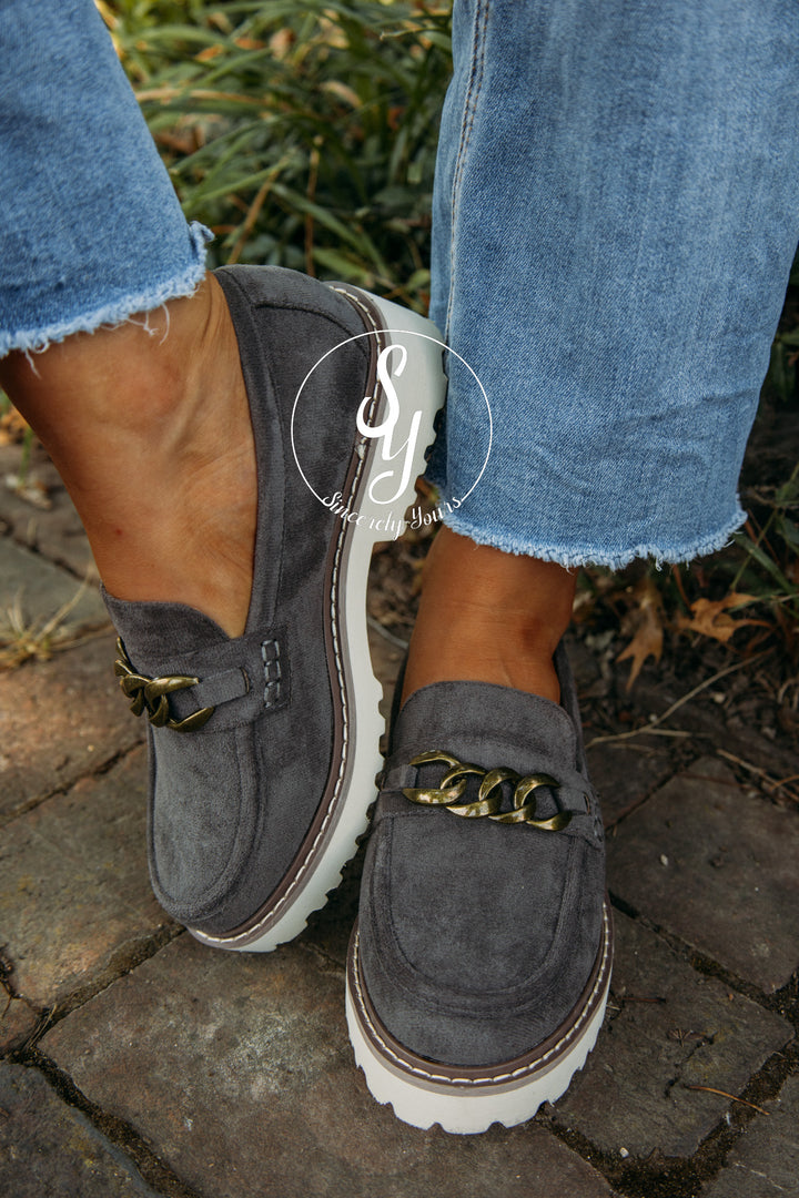 Sienna Loafer- Light Grey