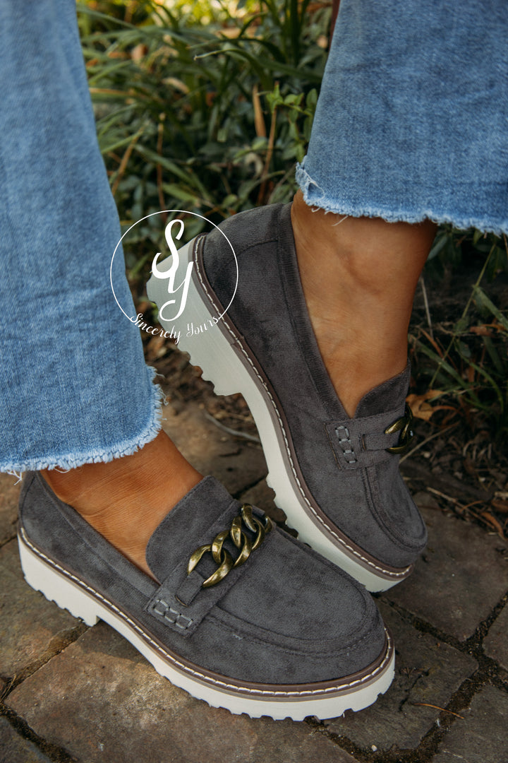 Sienna Loafer- Light Grey