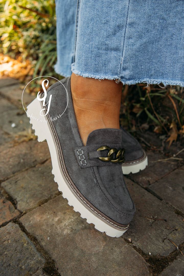 Sienna Loafer- Light Grey