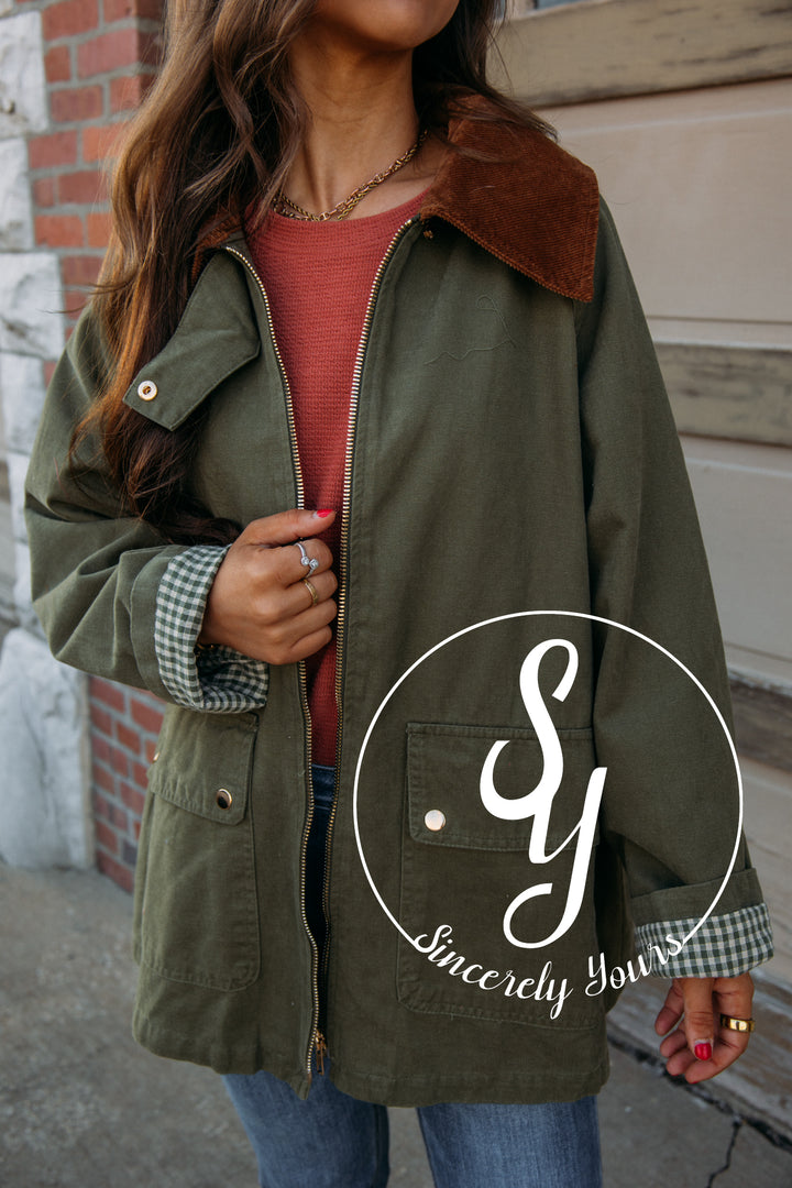 Going Out Chore Jacket - Light Olive