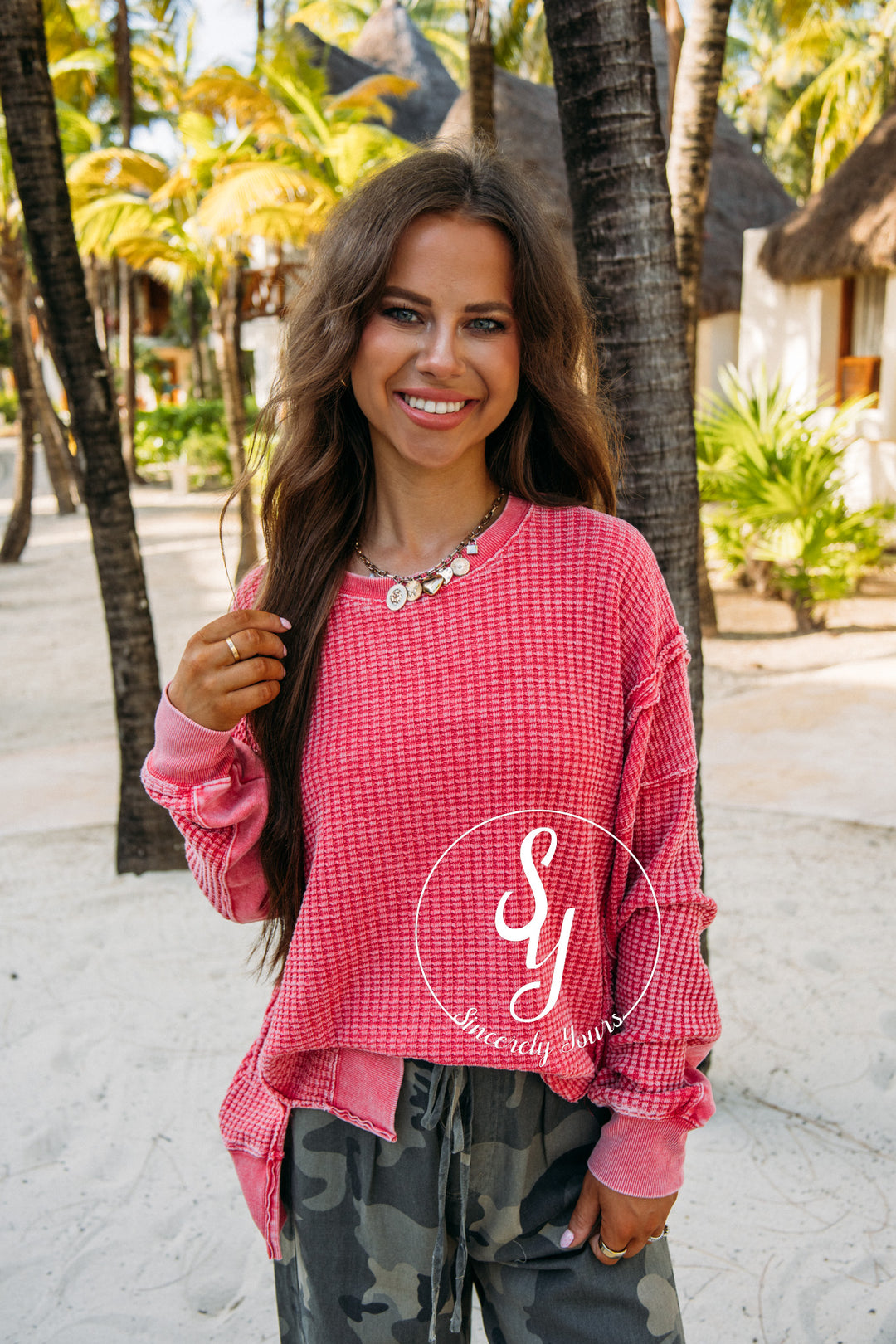 Maisie Top - Boho Red