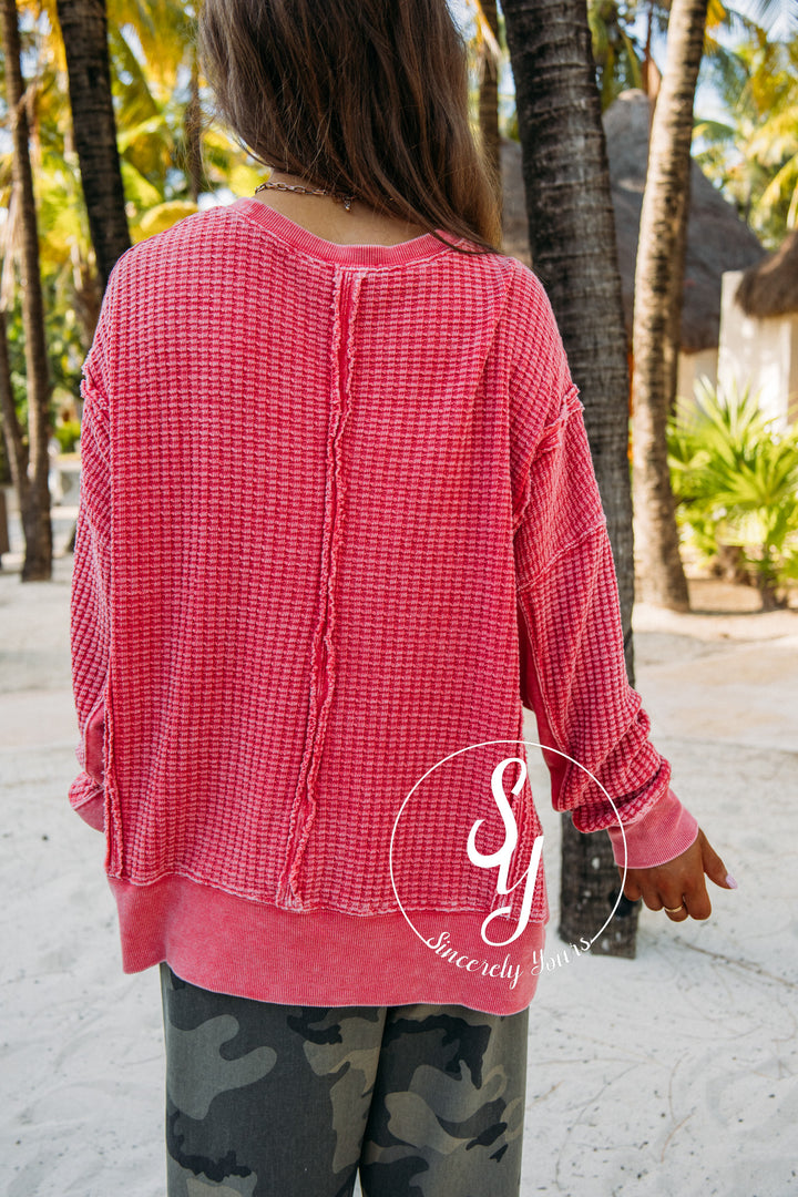 Maisie Top - Boho Red