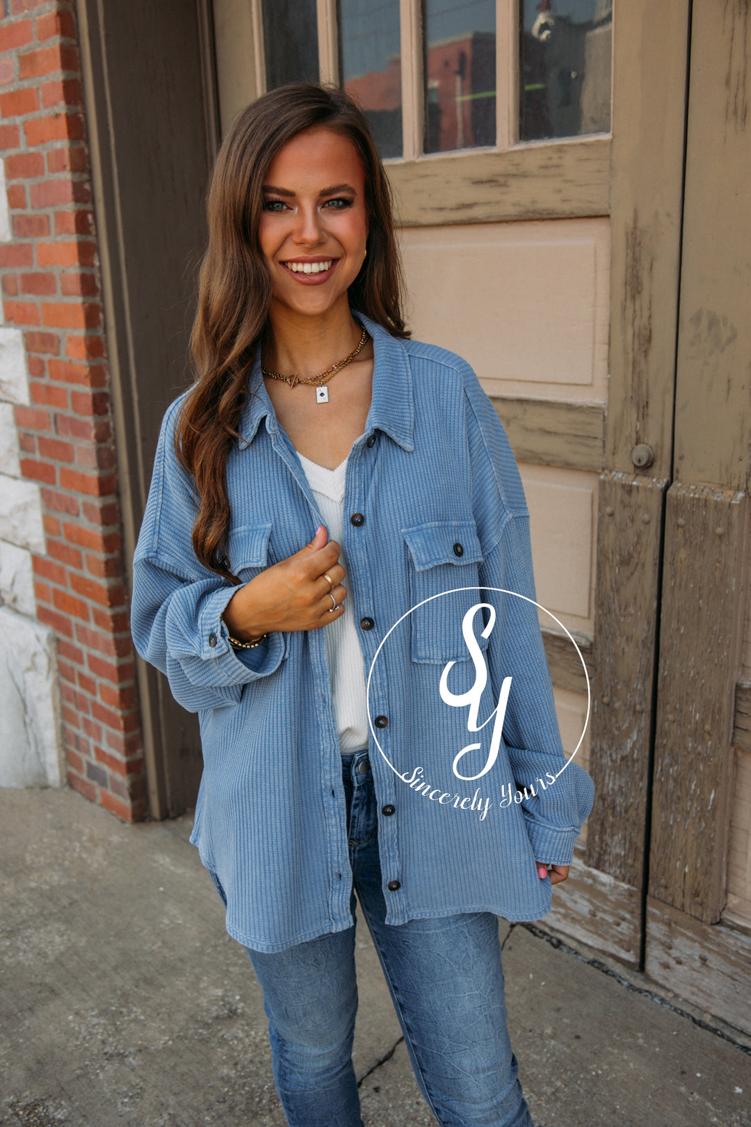 Morning Breeze Jacket - Gray Blue