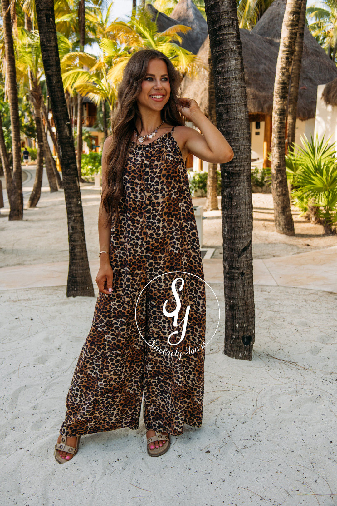 Animal Love Jumpsuit - Leopard