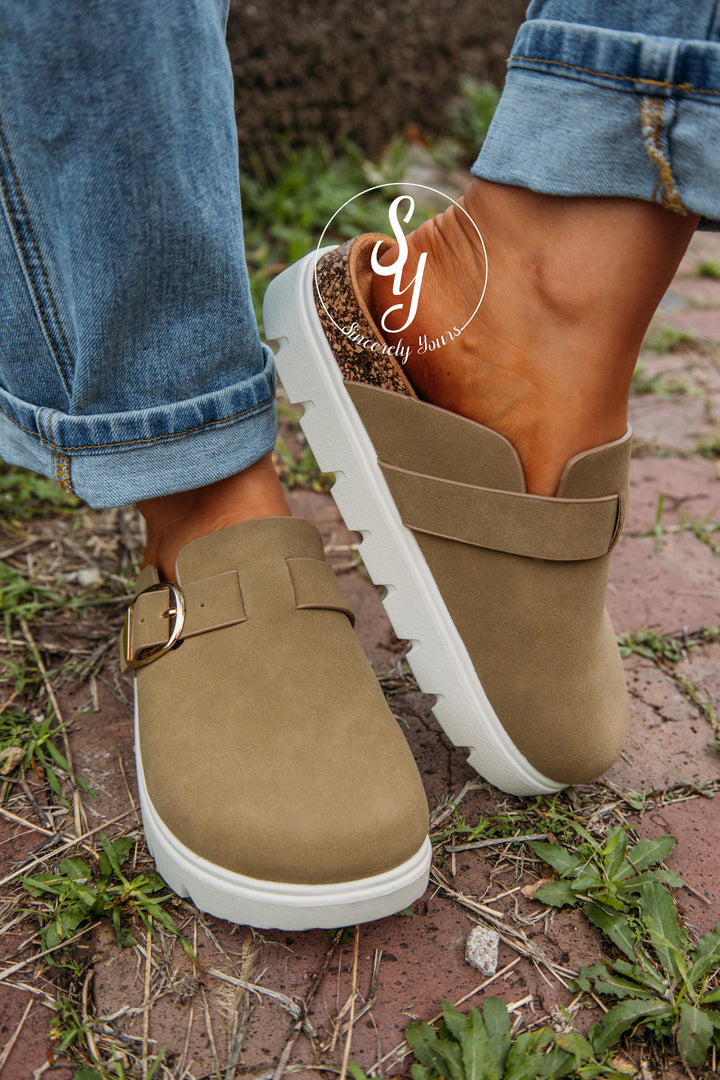 Jaycee Mule - Dk Taupe