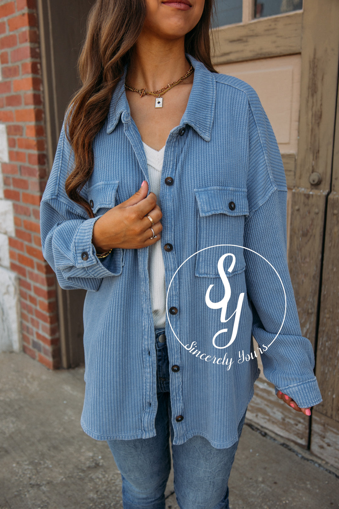 Morning Breeze Jacket - Gray Blue