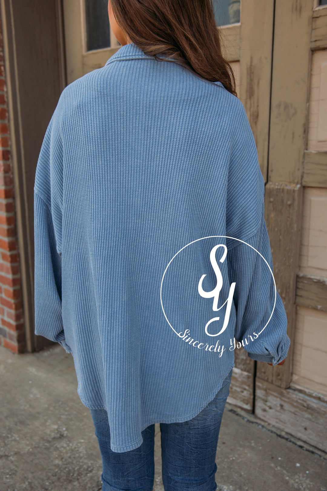 Morning Breeze Jacket - Gray Blue