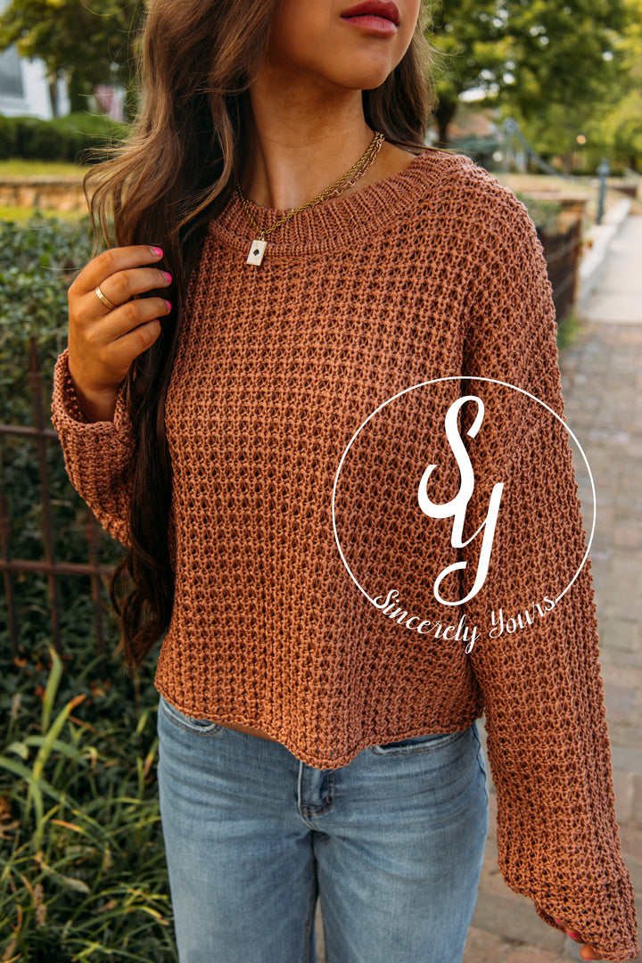 Coffee Date Sweater- Sienna