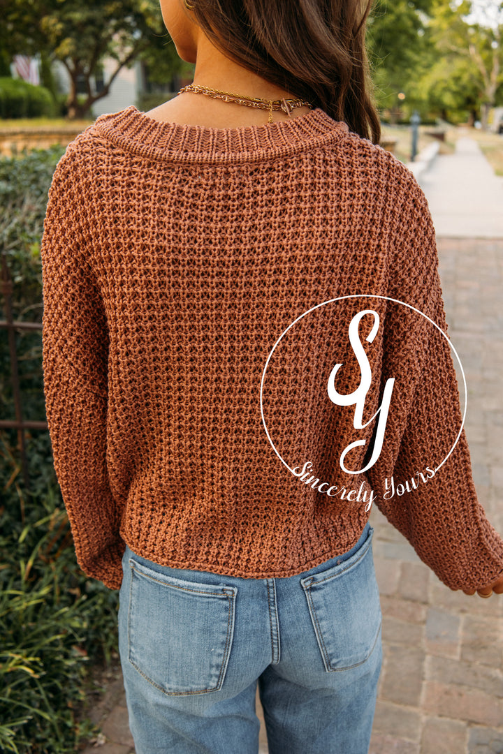 Coffee Date Sweater- Sienna