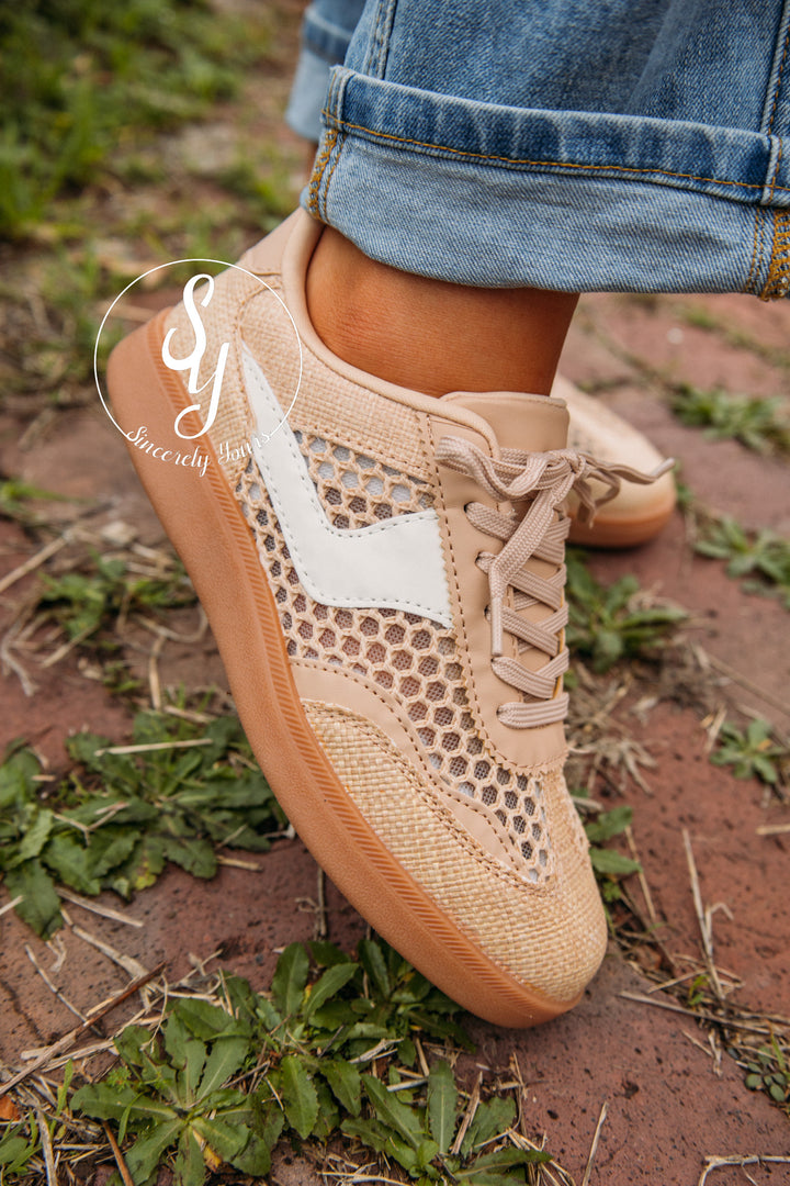 Tesni Sneaker - Raffia