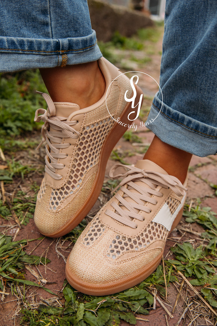 Tesni Sneaker - Raffia