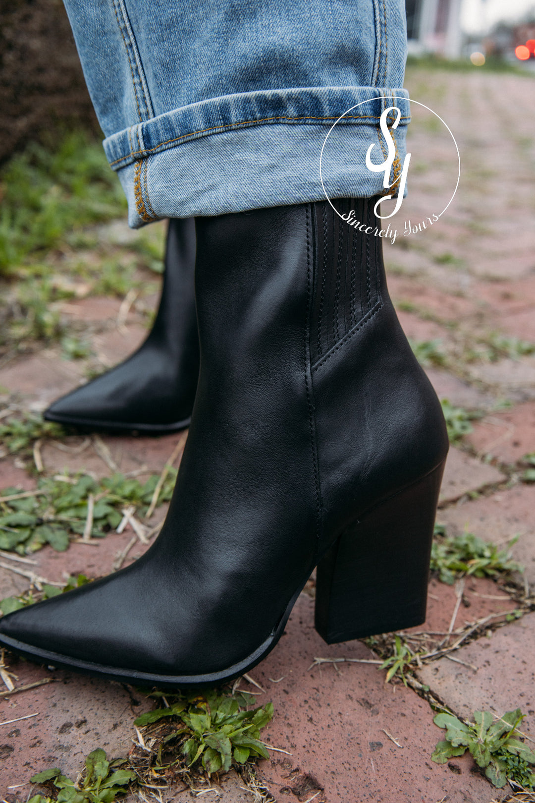 Steve Madden:  Rickki Booties - Black