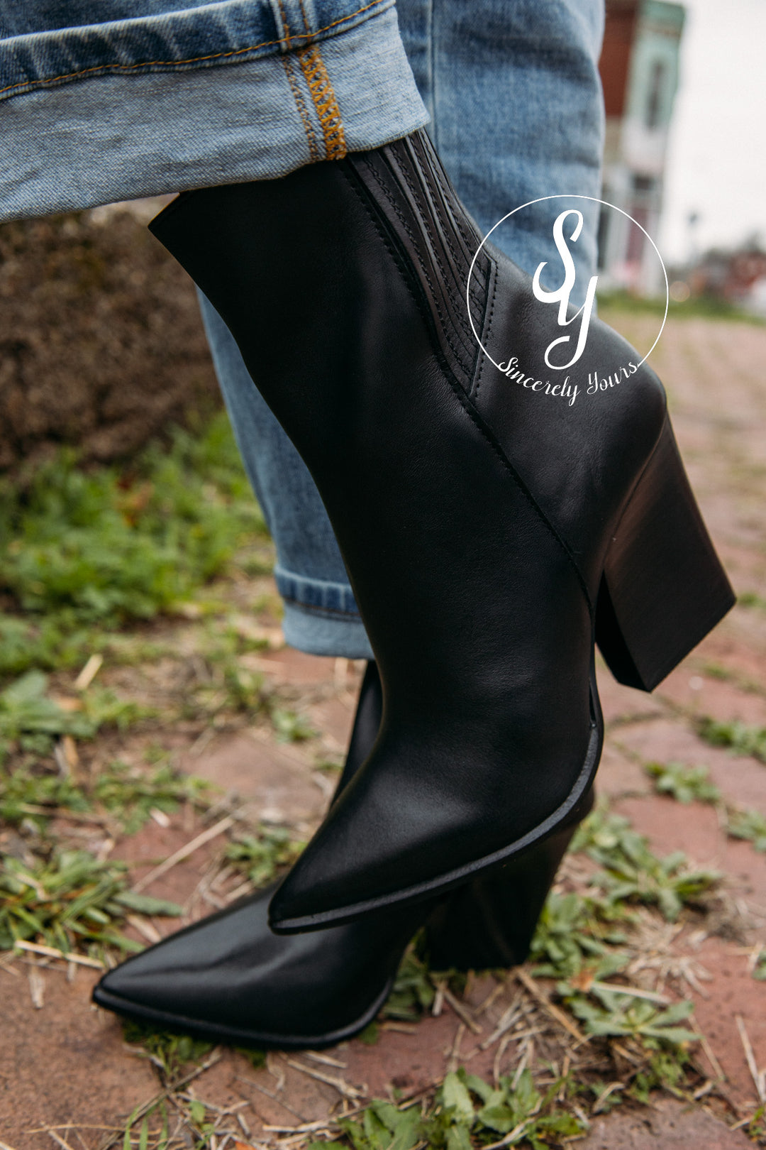 Steve Madden:  Rickki Booties - Black