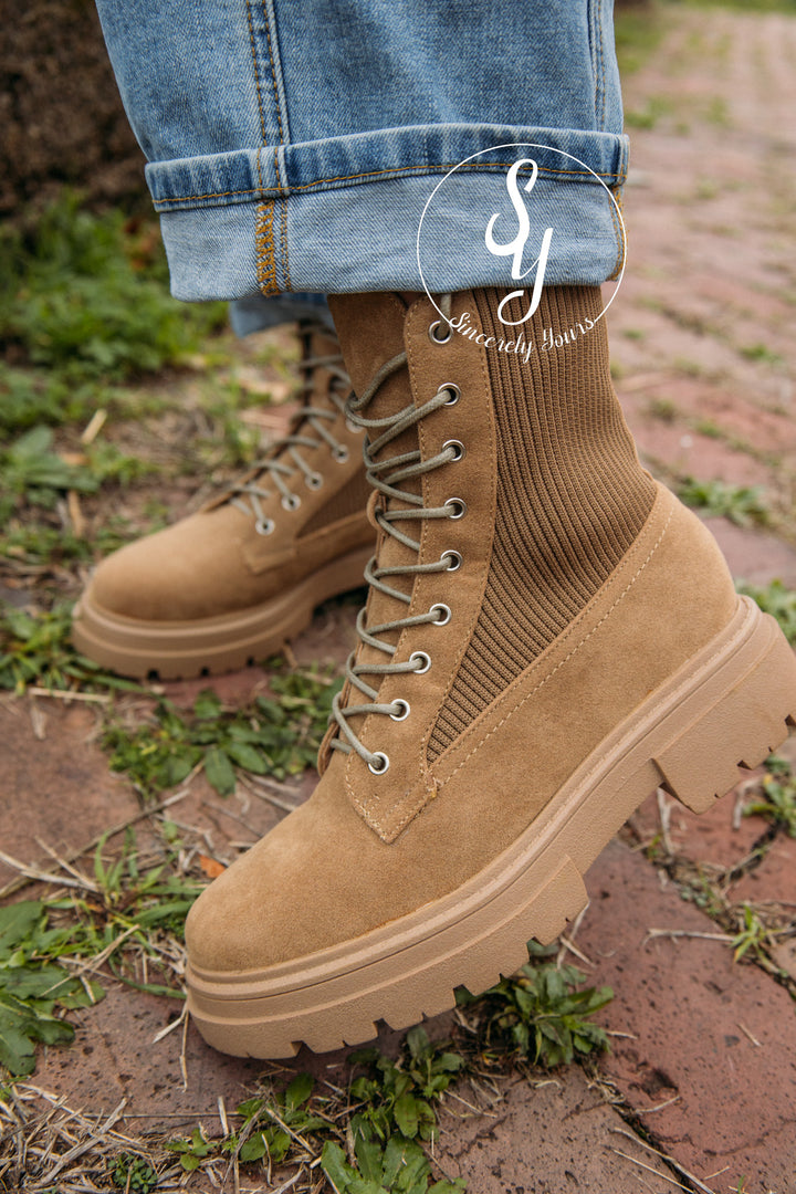 Primrose Bootie - Lt Suede