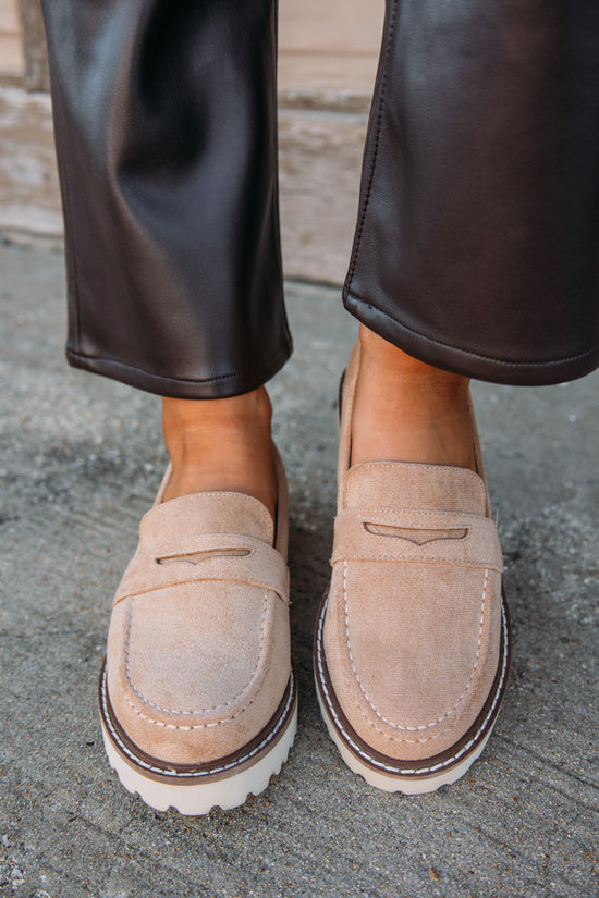 Boost Loafer - Sand Suede