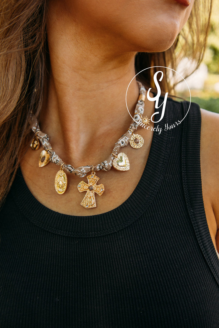Falling For You Charm Necklace