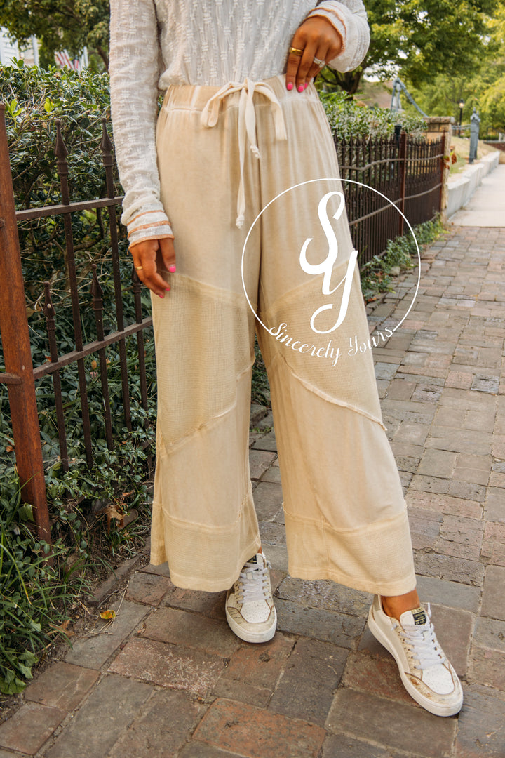 Weekend Plans Pants - Wheat