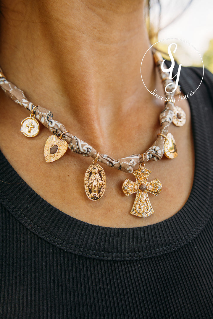 Falling For You Charm Necklace