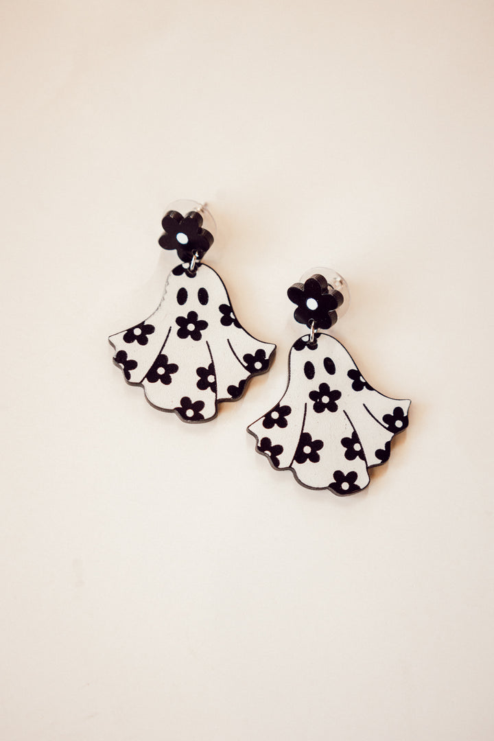 Flower Ghost Earrings