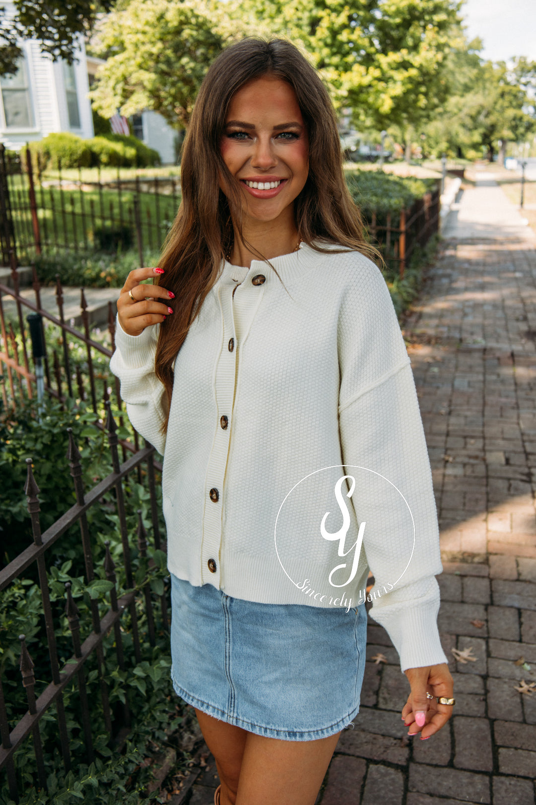 Cozy Break Cardigan- Cream