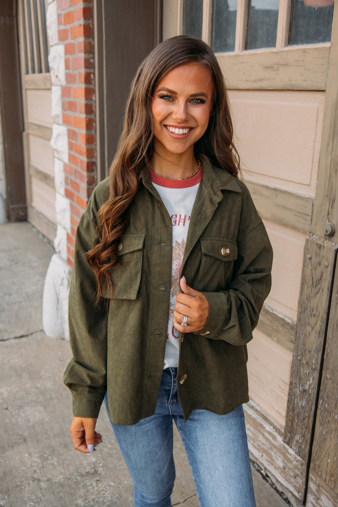 Better Than Fiction Jacket -Olive