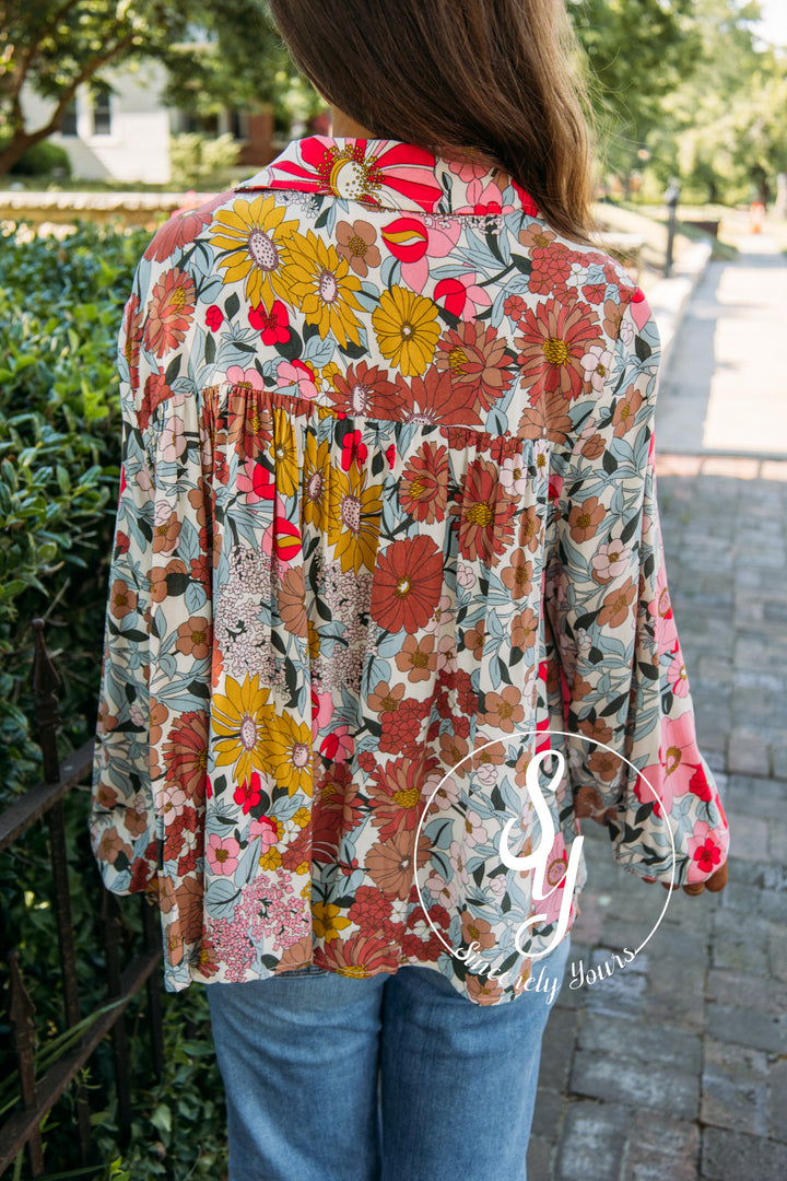 Brynlee Life Top- Rose