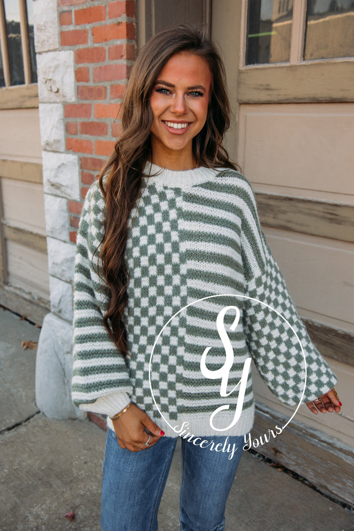 Decisions Sweater - Olive