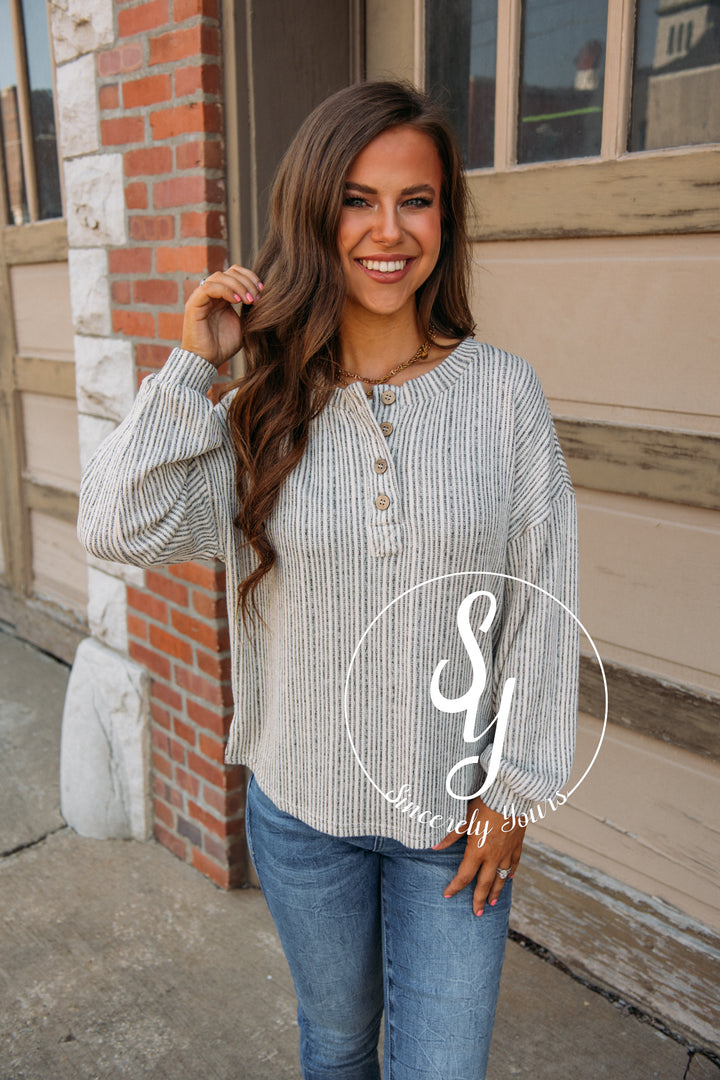 Side to Side Top - Taupe