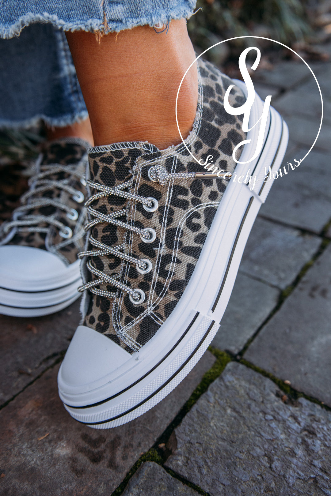 Ava Sneaker -Leopard Print