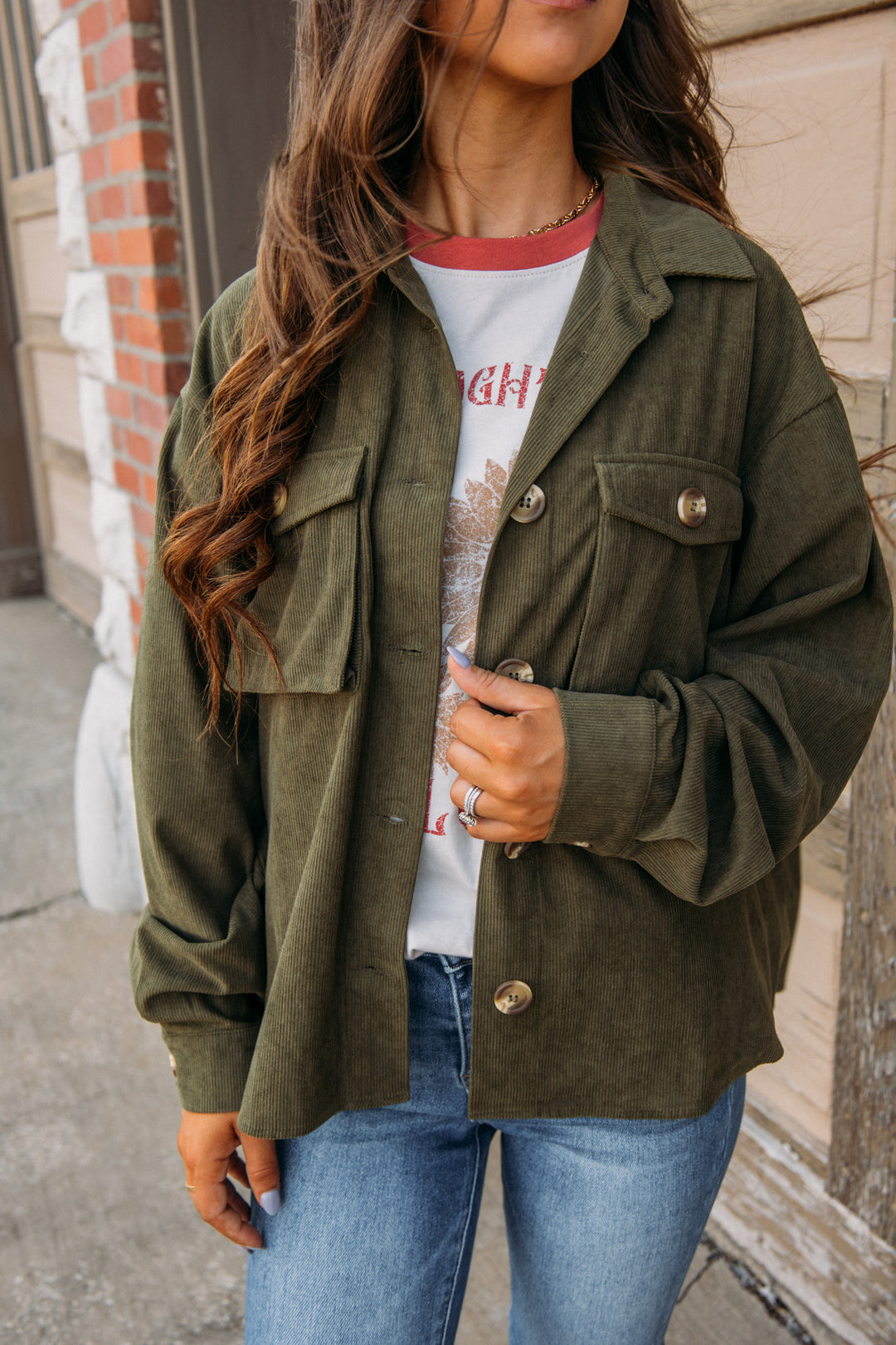Better Than Fiction Jacket -Olive