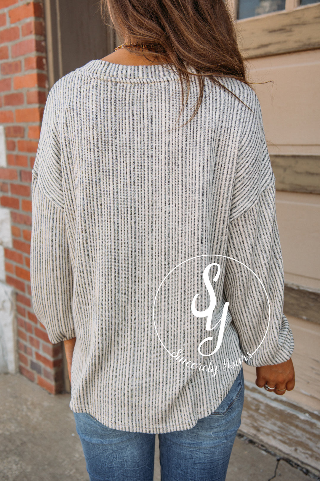 Side to Side Top - Taupe