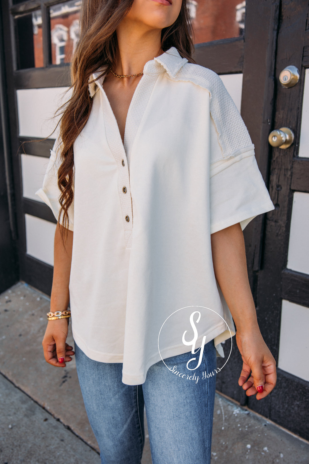 Truly Chic Top - Cream