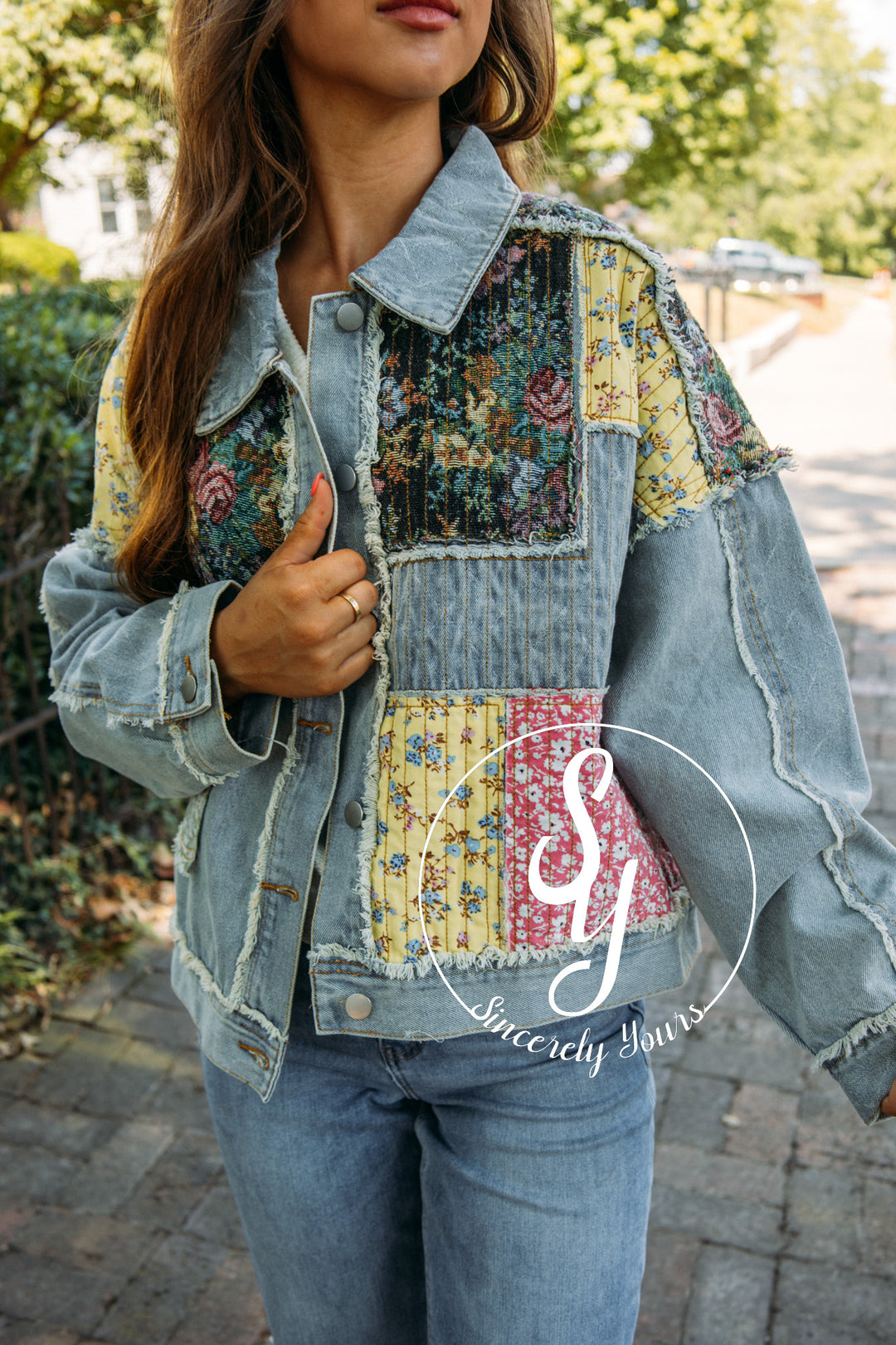 Fall Comfort Jacket - Denim Multi