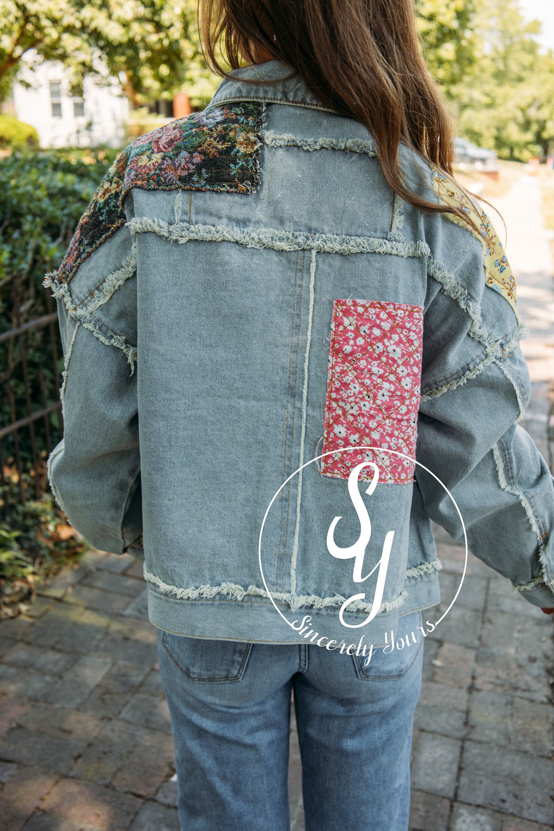 Fall Comfort Jacket - Denim Multi