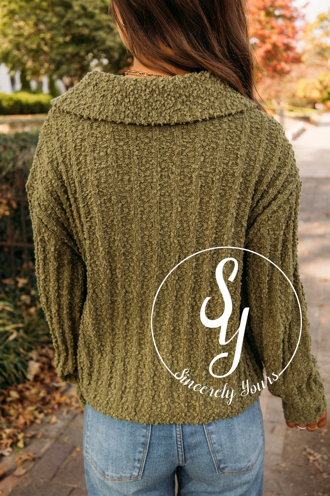 Hilltop Sweater - Moss