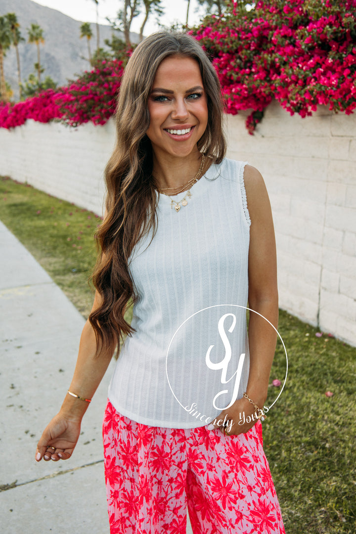 Sorbet Tastin Top - Off White