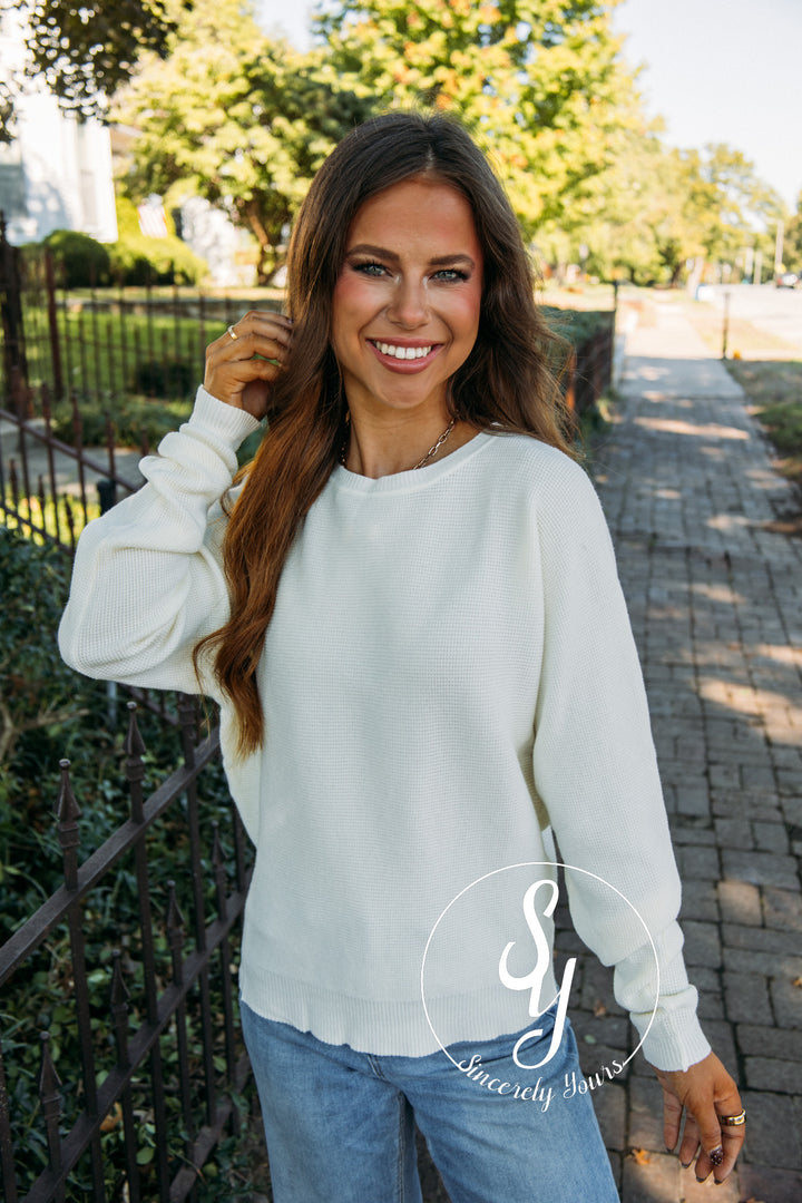 Pinewood Top - French Vanilla