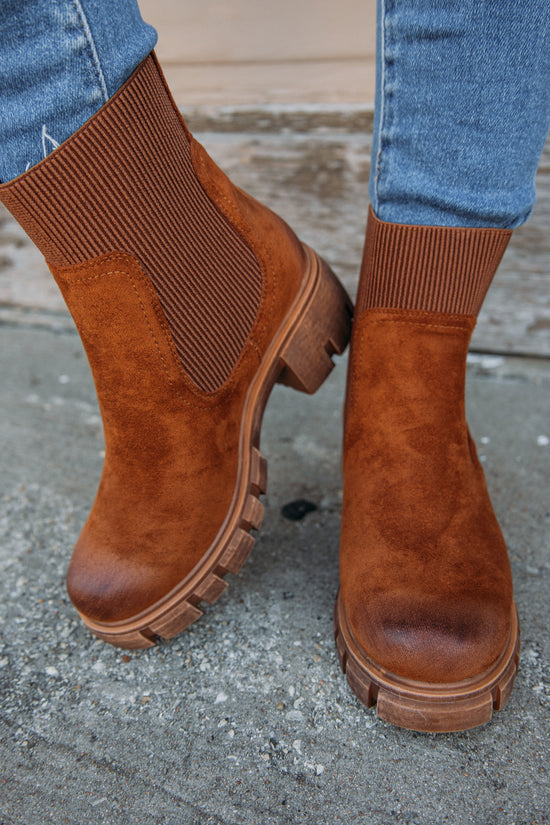 Camden Booties - Whiskey