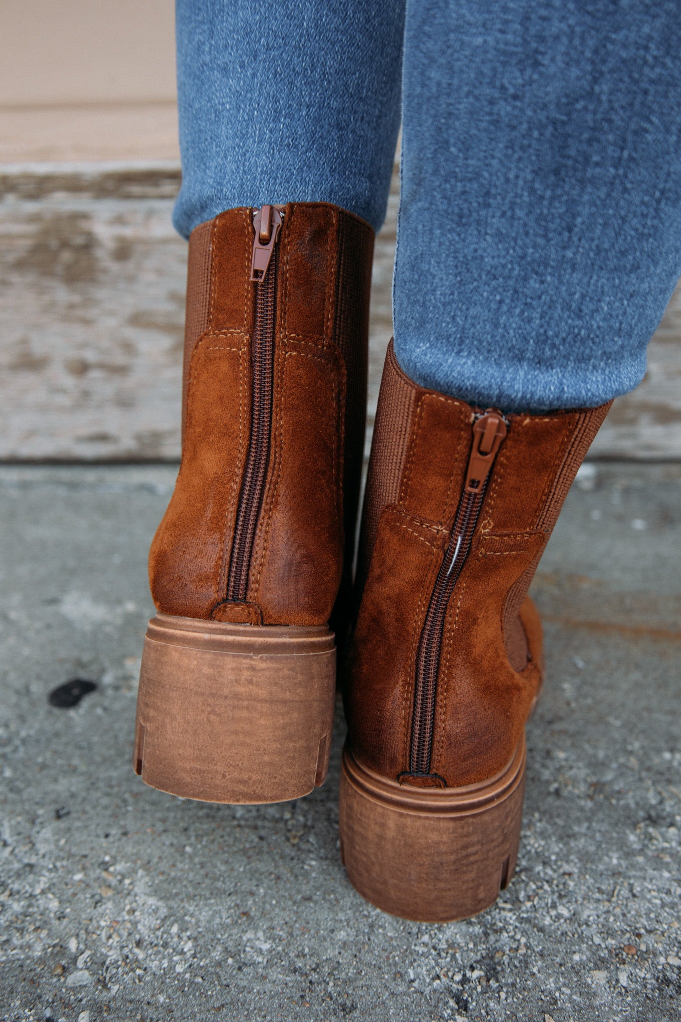 Camden Booties - Whiskey