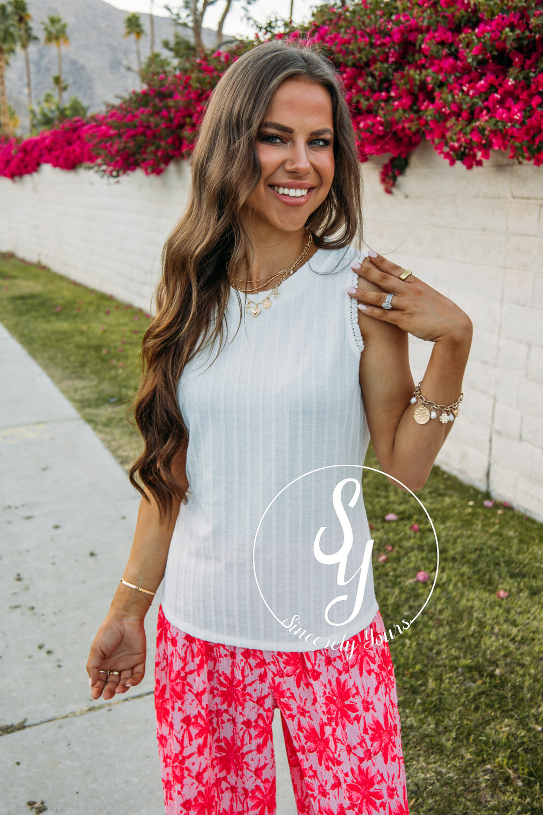 Sorbet Tastin Top - Off White